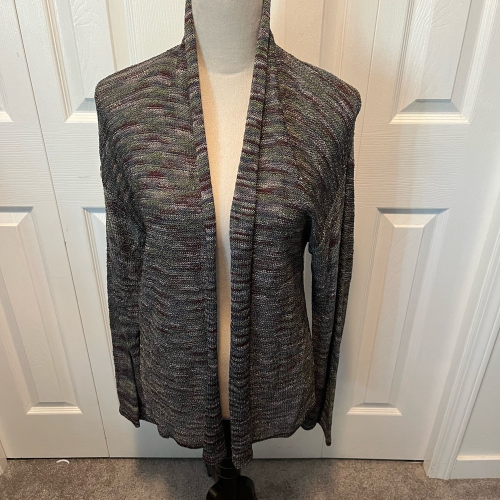 Carol Horn size S Multicolor Open Front Women's Sweater